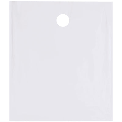 Professional-grade 10 x 15" doorknob bags made from crystal-clear 1.5 mil polyethylene for maximum visibility and durability. Ideal for hanging newspapers, promotional flyers, and product samples on residential and commercial doors. Sold in convenient cases of 1000 units for cost-effective bulk distribution.