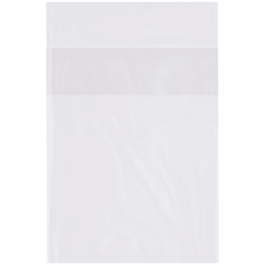 Secure closure without tape–just fold the 2" flap lock cuff to seal instantly. These durable 1 mil clear polyethylene bags protect apparel, flatware, food and more while keeping costs down. Order by the case: 2000 bags per case.