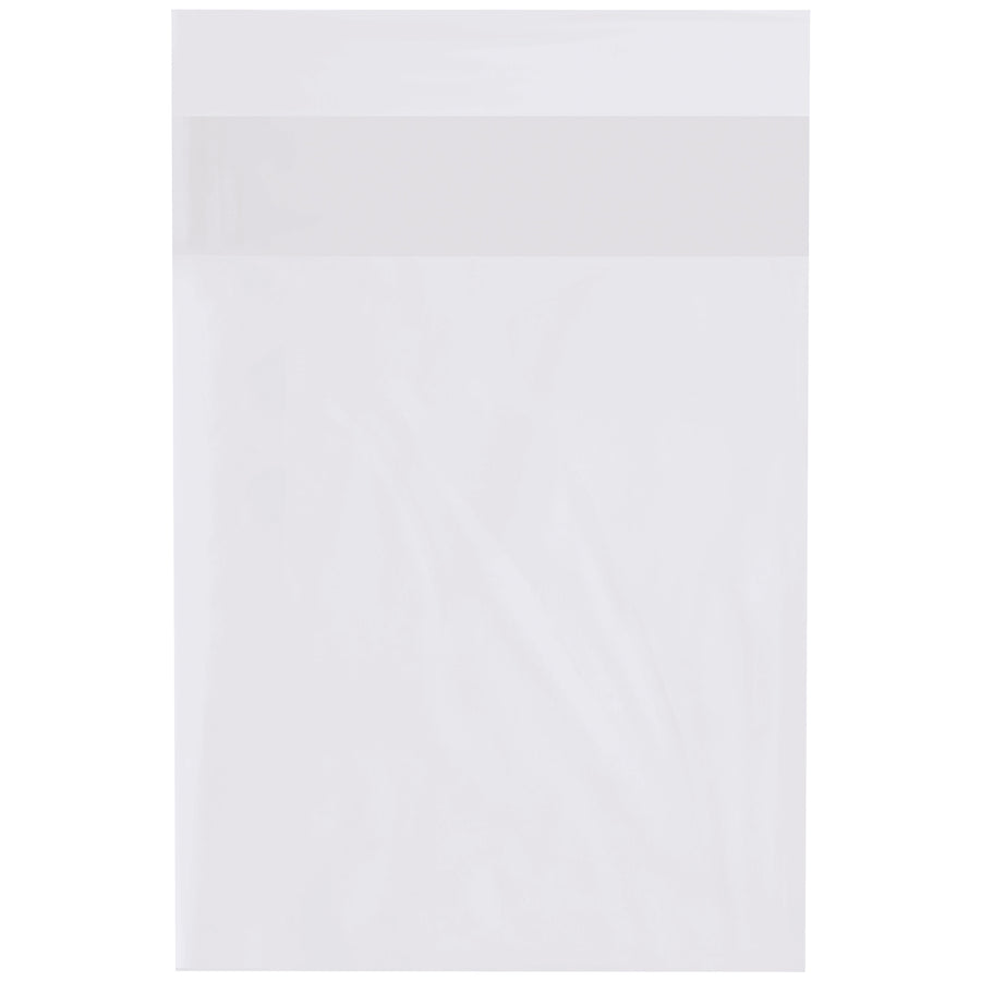 Secure your products instantly with our 12x16" clear flap lock poly bags–no tape required. Each case contains 1,000 durable 2 mil LDPE bags featuring a convenient 2" fold-over flap that locks items quickly and safely. Ideal for apparel, flatware, food storage, and shipping compliance.
