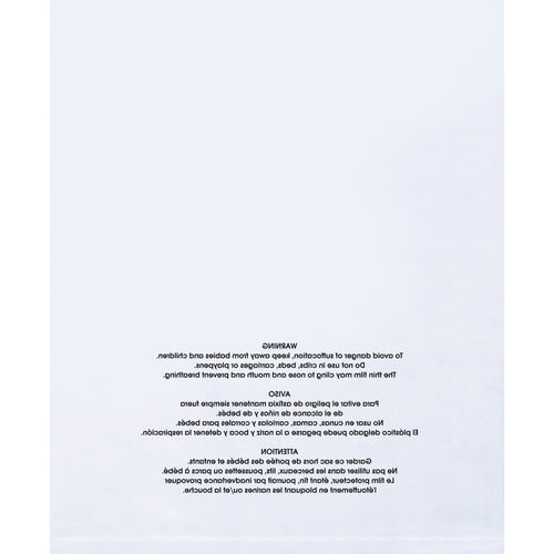 12x15 2 Mil Clear Suffocation Warning Poly Bags 1000/Case PBM12152 - alias listing
