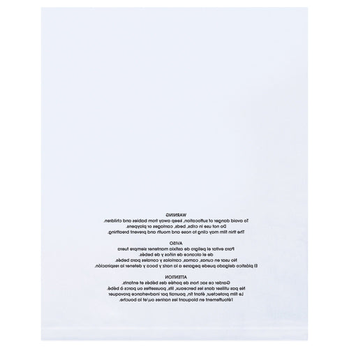 12x18 1 Mil Clear Suffocation Warning Poly Bags 100-Pack PBM12181100 - alias listing