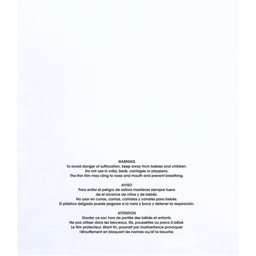 18x24 2 Mil Clear Flat Suffocation Warning Poly Bags 500/Case PBM18242 - alias listing