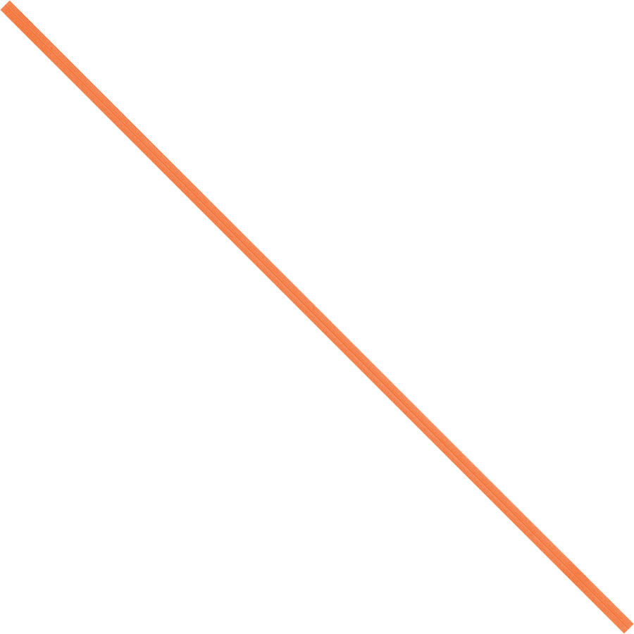 Economical 12" orange paper twist ties with durable flexible wire coil for secure, reliable bag closure. Pre-cut for immediate use‚no waste, no prep required. Case of 2,000 ties delivers unbeatable value for high-volume industrial packaging operations.