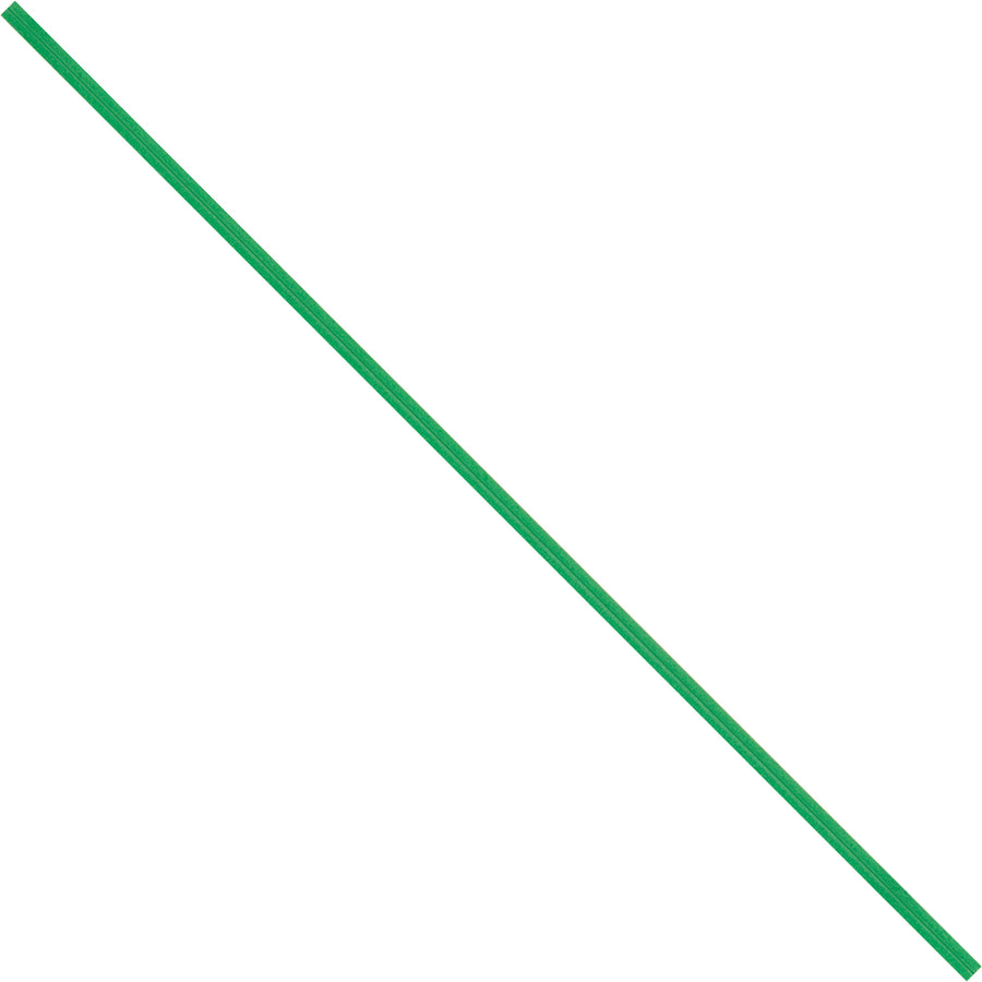 Economical pre-cut green paper twist ties with long-life flexible wire coil for secure bag closure and shipping. 7" x 5/32" dimensions, durable construction. Sold as case of 2000 ties for cost-efficient bulk operations.