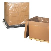 54x44x96 1.5 Mil Clear Pallet Covers