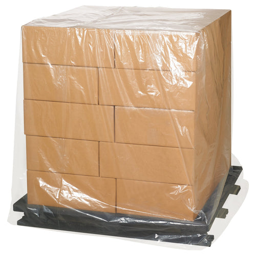 48x42x66 4 Mil Clear Heavy-Duty Pallet Covers 25-Pack PC537