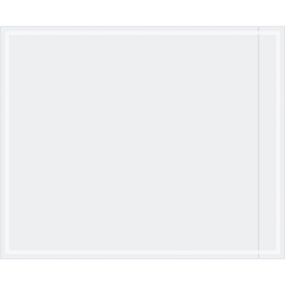 These 4.5x5.5" clear face document envelopes feature 2 mil tamper-proof polyethylene construction for maximum document visibility and security. Sold as a case of 1,000 units, they're ideal for e-commerce operations, 3PL facilities, and fulfillment centers that need reliable packing list and invoice holders with proven adhesion strength.