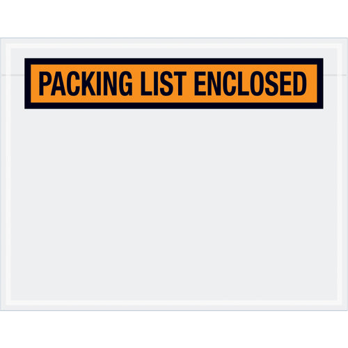 Streamline your fulfillment process with pre-printed orange packing list envelopes designed to protect documents and accelerate shipping. These 7