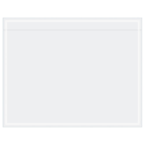 7x5.5 2 Mil Clear Packing List Envelopes 1000/Case PL21
