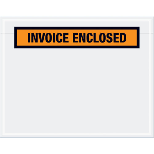 Protect your invoices and packing lists during transit with these pre-printed orange shipping envelopes. 7