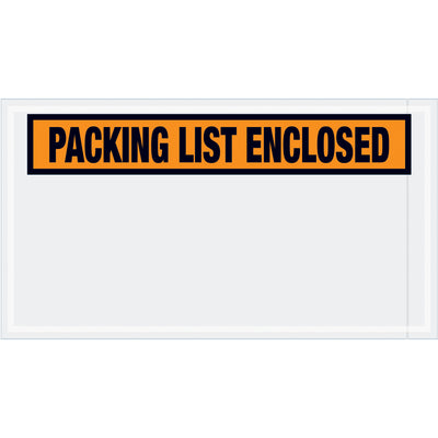Protect critical shipping documents with pre-printed orange packing list envelopes designed for fast, reliable identification. Heavy 2 mil poly construction with hot melt adhesive backing ensures strong adhesion to corrugated boxes and paper surfaces. Case of 1,000 envelopes ready to streamline your fulfillment operations.