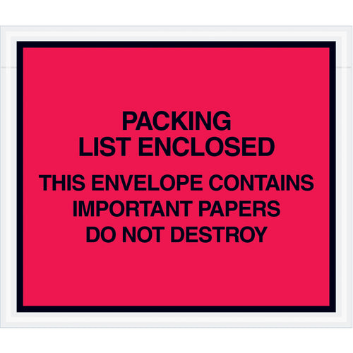 Protect critical documents during transit with these 7x6