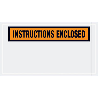 Professional-grade 5.5" x 10" packing list envelopes designed for industrial shipping and document protection. Constructed from durable 2 mil poly with strong adhesive backing that adheres reliably to boxes and packages. Buy by the case of 1,000 for maximum cost-efficiency.
