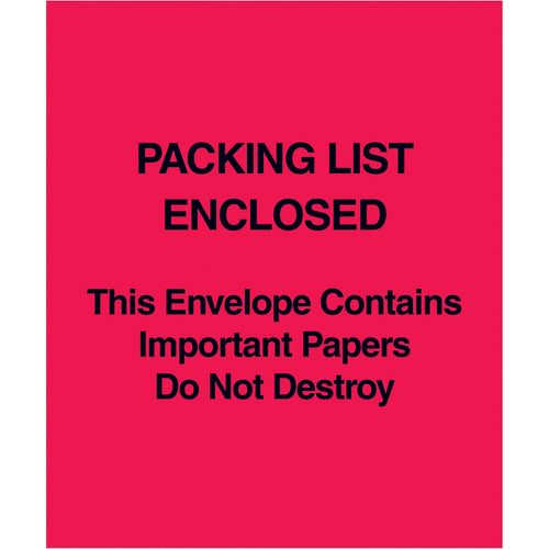 Secure important shipping documents with these 5x6