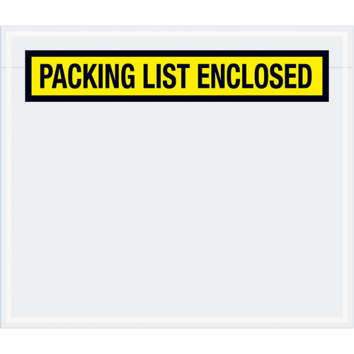 Keep packing lists protected and easily identifiable with these pre-printed 7