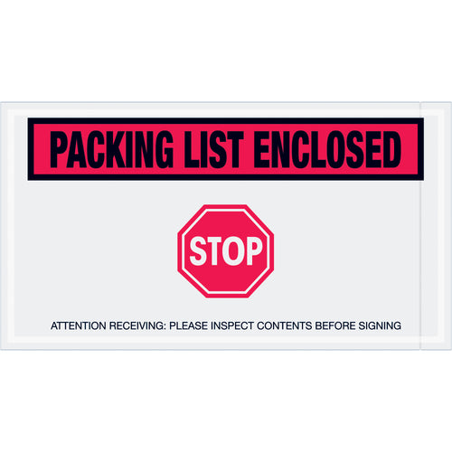 Keep shipping documents secure and visible with these 5.5x10