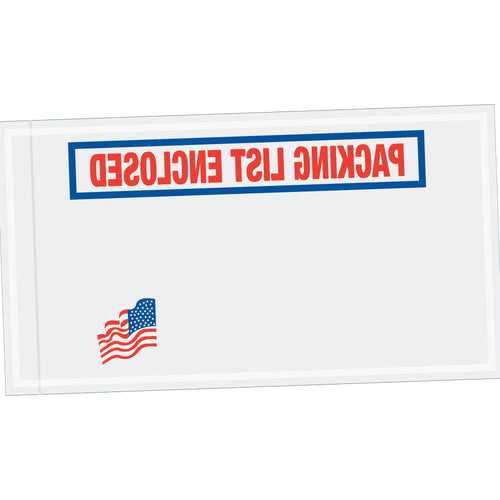 5.5x10 2 Mil Packing List Envelopes 1000/Case PL512