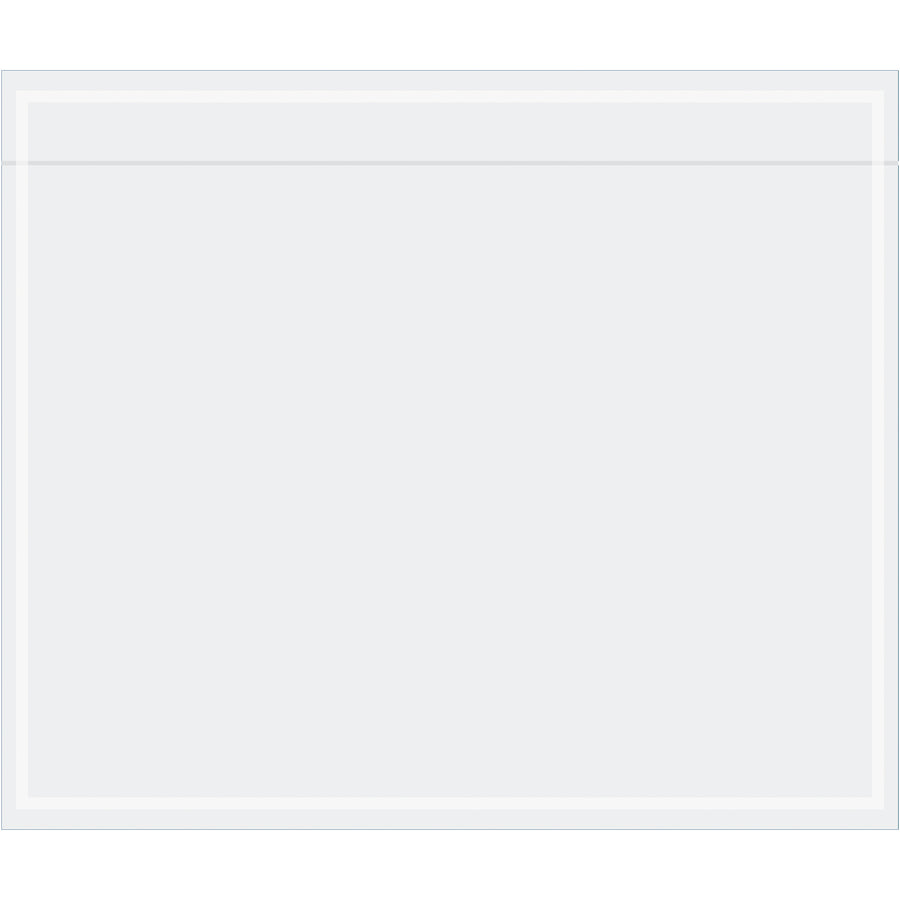 Protect your packing lists and shipping documents with crystal-clear visibility. These 6.5" x 5.5" clear face envelopes feature 2 mil poly construction for superior tamper evidence and durability. Bulk case of 1,000 units designed for high-volume e-commerce and 3PL operations.