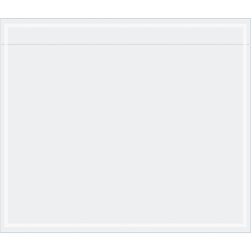 Transparent 7x6 document envelopes let customers see contents instantly while protecting with 2 mil tamper-proof poly. Ideal for packing lists, invoices, and shipping labels. 1000 envelopes per case.