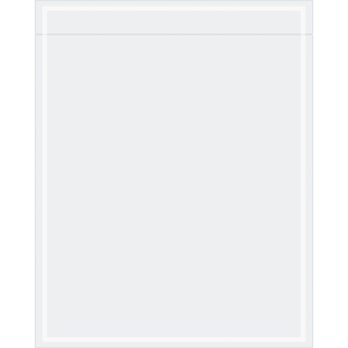 Crystal-clear 2 mil poly document envelopes sized 12x15