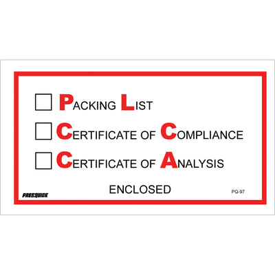 Professional 5.5x10 packing list envelopes pre-printed with compliance text and built for durability. Heavy 2 mil poly construction with hot melt adhesive backing secures documents to corrugated shipments. Case of 1,000 envelopes reduces per-unit costs and keeps your operation stocked.