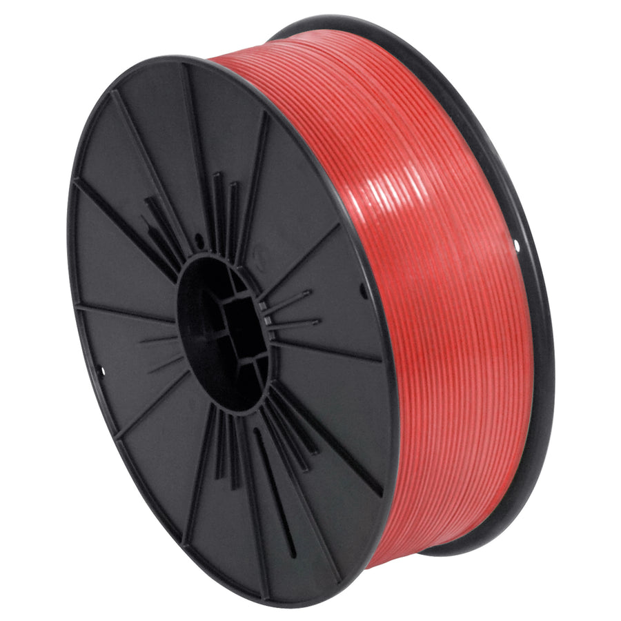 Premium 5/32" x 7000' red plastic twist tie spool engineered for high-speed automatic and manual bag closure operations. Plastic-coated wire withstands outdoor conditions and provides consistent, reliable sealing for bulk packaging applications. Cut to perfect length every time with maximum efficiency.