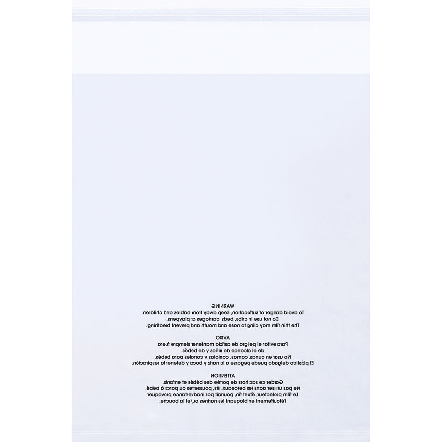 8x10 1.5 Mil Resealable Suffocation Warning Poly Bags 1000/Case PMR081015 - alias listing