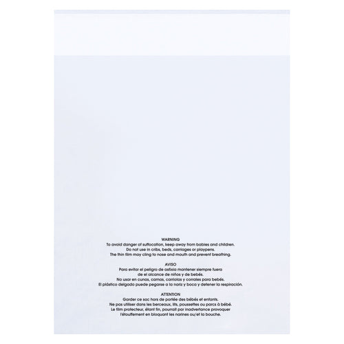 12x15 1.5 Mil Clear Resealable Suffocation Warning Poly Bags 1000/Case PMR121515 - alias listing