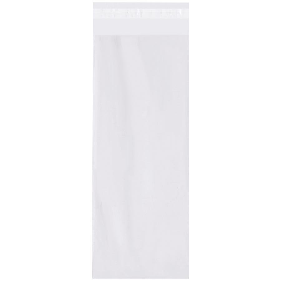Speed up your packing with these 4x10" resealable poly bags featuring a reliable self-seal adhesive and 1.5 mil polyethylene construction. Simply peel back the release strip and fold the 1.5" lip to seal–no equipment required. Get 1,000 bags per case for maximum cost efficiency.