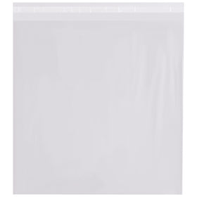 Industrial-grade 12x12" resealable poly bags featuring fast self-seal adhesive technology. 1.5 mil thickness polyethylene construction provides durable protection for shipping and storage. Case of 1000 bags delivers cost-effective compliance-ready packaging.