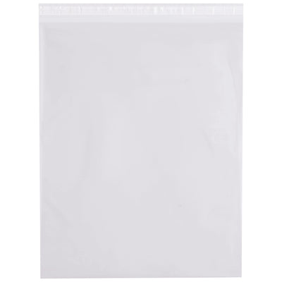 Speed up your packing operations with these 16 x 20" resealable poly bags featuring self-seal adhesive technology. Made from durable 1.5 mil polyethylene, these clear plastic bags offer reliable closure with a simple peel-and-fold design. Buy by the case of 500 and reduce per-unit costs.