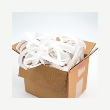 0.125 in Paper Spiral Cushion Fill White 30/Case