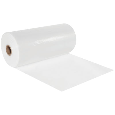Heavy-duty 6 mil polyethylene tubing delivers custom-sized bag creation for industrial shipping and product protection. This 3" x 725' roll of clear poly tubing cuts to your exact dimensions and seals securely with an impulse sealer. Ideal for protecting fragile items, food products, and merchandise during transit and storage.