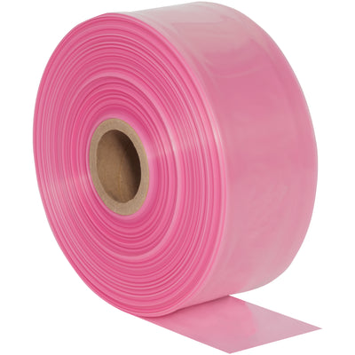 Create custom anti-static bags on-demand with this 5" x 1075' roll of 4 mil pink polyethylene tubing. Cut to any length, heat seal, and ship–no need to stock multiple bag sizes. Ideal for electronics, components, and static-sensitive products requiring ESD protection.