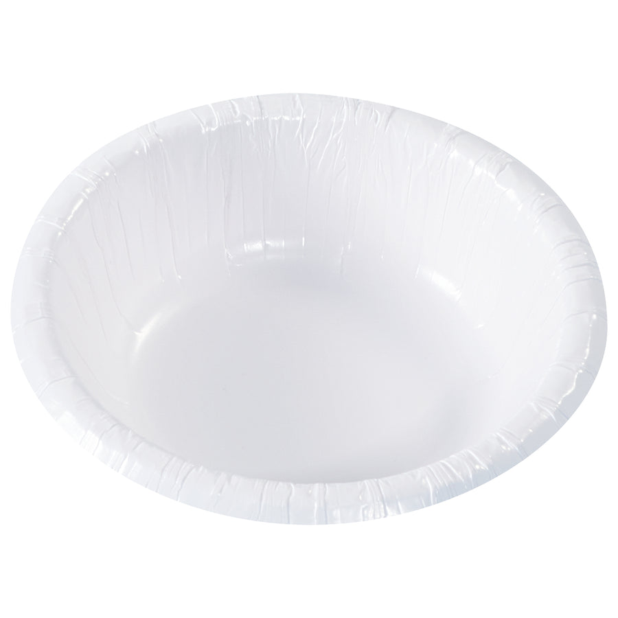 Heavy-duty 20 oz disposable paper bowls engineered for high-volume food service operations. Microwave safe and designed to withstand hot foods, moisture, and demanding applications without melting or degrading. Case of 500 provides reliable, cost-efficient foodware for restaurants, caterers, and commercial kitchens.