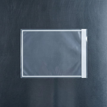 3.5x5 Clear 2 Mil Document Envelopes - Tamper Proof, Case of 1000 Packrift