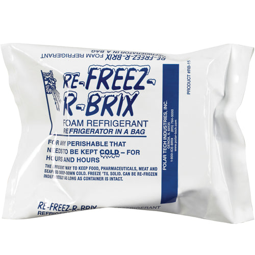 Protect temperature-sensitive pharmaceuticals, blood products, and lab samples with Re-Freez-R-Brix® cold bricks. These 4.5x4x1.5