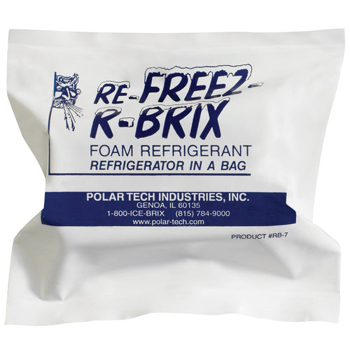 Re-Freez-R-Brix® foam refrigerant cold bricks deliver consistent temperature control for 12+ days, protecting pharmaceuticals, blood products, and lab samples from thawing. Each 4.5x2x1.5 inch ice pack is sealed in heavy-duty plastic and formulated with food-safe, non-toxic materials. Buy by the case of 48 and reduce per-unit costs while ensuring compliance-ready shipping.