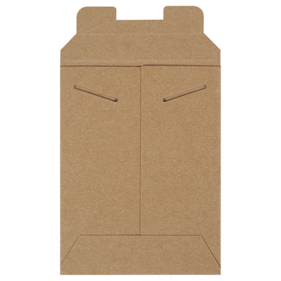 8x6 Kraft Chipboard Tab Lock Stayflats Mailers 100/Case RM1 - alias listing