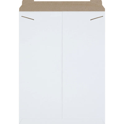 18x24 White Chipboard Tab Lock Stayflats Mailers 50/Case RM11W - alias listing