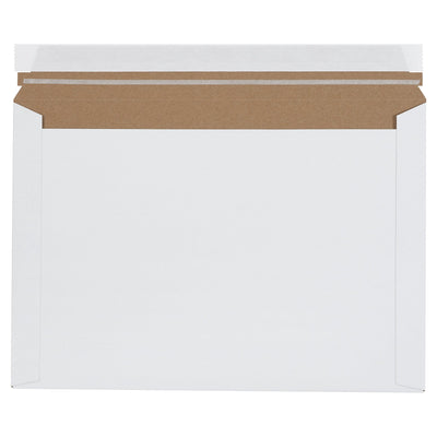 9.5x12.5 White Self-Seal Chipboard Stayflats Mailers 250/Case RM1EP - alias listing
