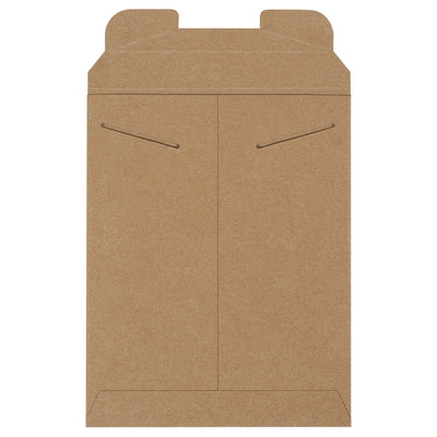 9x11.5 Kraft Chipboard Tab Lock Stayflats Mailers 100/Case RM2 - alias listing