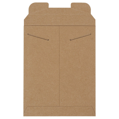9x11.5 Kraft Chipboard Tab Lock Stayflats Mailers 100/Case RM2 - alias listing