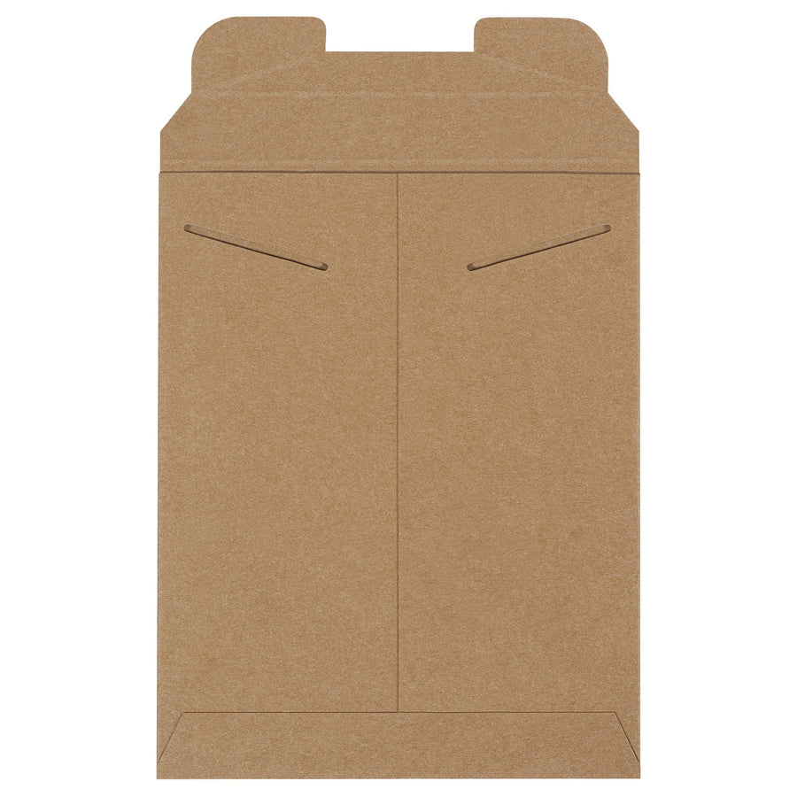 9x11.5 Kraft Chipboard Tab Lock Stayflats Mailers 100/Case RM2 - alias listing