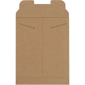 Protect high-value shipments with our 9x11.5" Kraft Stayflats® mailers featuring reliable tab lock closure and .036 chipboard construction. Self-sealing design eliminates extra materials, reduces postage costs, and arrives professionally ready for your e-commerce customers. Case of 100 per box.