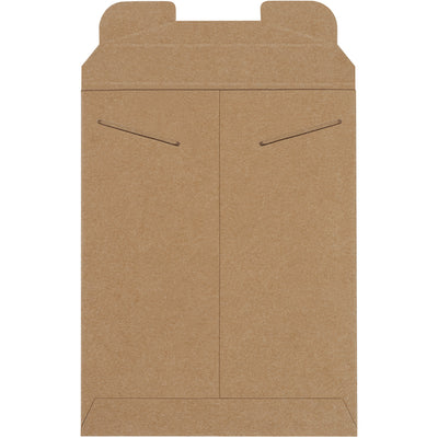 Protect high-value shipments with our 9x11.5" Kraft Stayflats¬Æ mailers featuring reliable tab lock closure and .036 chipboard construction. Self-sealing design eliminates extra materials, reduces postage costs, and arrives professionally ready for your e-commerce customers. Case of 100 per box.