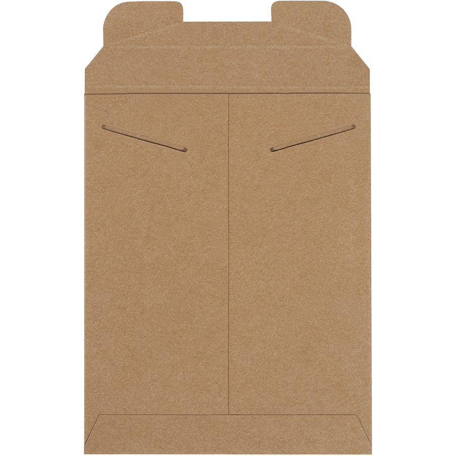 Protect high-value shipments with our 9x11.5" Kraft Stayflats® mailers featuring reliable tab lock closure and .036 chipboard construction. Self-sealing design eliminates extra materials, reduces postage costs, and arrives professionally ready for your e-commerce customers. Case of 100 per box.