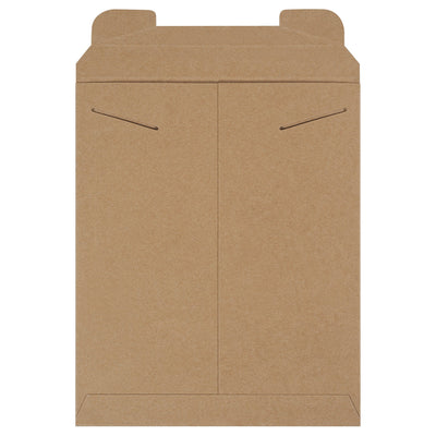 11x13.5 Kraft Tab Lock Stayflats Mailers 100/Case RM3 - alias listing