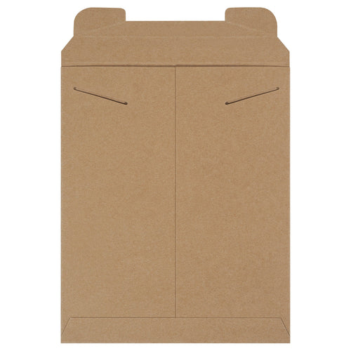11x13.5 Kraft Tab Lock Stayflats Mailers 100/Case RM3 - alias listing