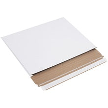 15x12.5x1 White Stayflats Gusseted Mailers